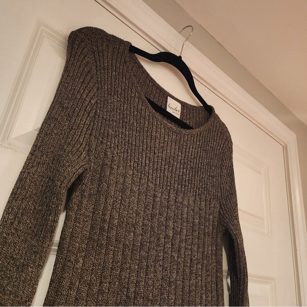 Baobei New York stretchy long sleeve heavyweight sweater dress S - Picture 2 of 4